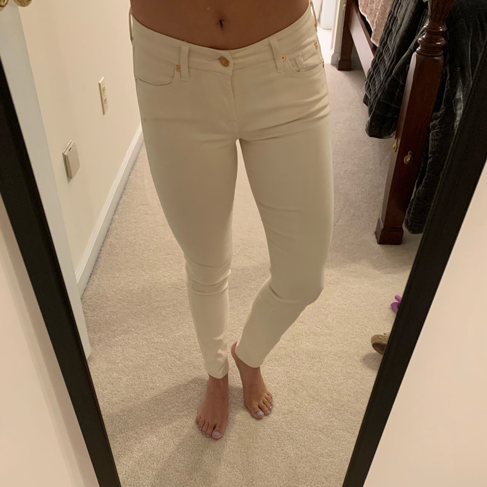 7 For All Mankind Winter White Jeans - Picture 6 of 6